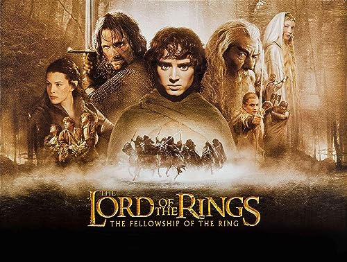 Puzzle 1000 Teile -Herr der Ringe - Puzzle for Adults and Children from 14 Years Knobelspiele Puzzle in Panorama Format - Herr der Ringe - 75x50cm von LORDOS