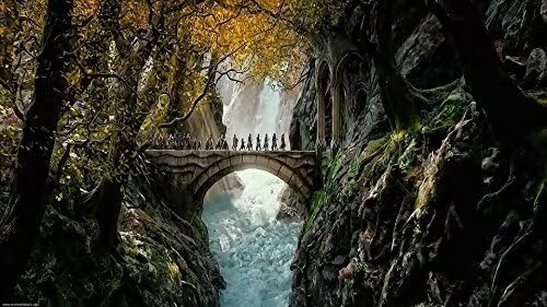 Puzzle 1000 Teile - Lord of The Rings - Puzzle for Adults and Children from 14 Years Knobelspiele Puzzle in Panorama Format 75x50cm von LORDOS