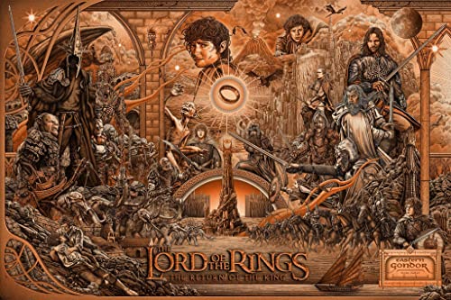 Puzzle 2000 Teile - Lord of The Rings - Puzzle for Adults and Children from 14 Years Knobelspiele Puzzle in Panorama Format 100x70cm von LORDOS