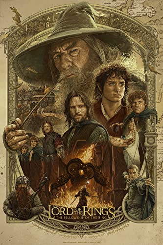 Puzzle 2000 Teile -Lord of The Rings - Puzzle for Adults and Children from 14 Years Knobelspiele Puzzle in Panorama Format - Lord of The Rings - 100x70cm von LORDOS