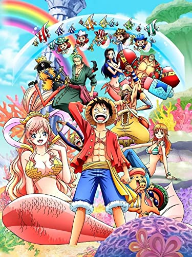 Puzzle 500 Teile - One Piece Manga Poster Set - 500 Piece Puzzle for Adults and Children from 14 Years - One Piece Anime Poster - Impossible Puzzle 52x38cm von LORDOS