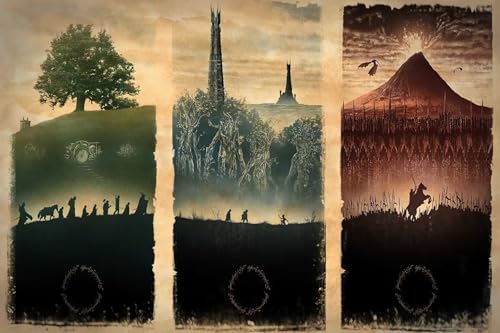 Puzzle - Lord of The Rings - 2000 Piece Puzzle for Adults and Children - Lord of The Rings - 2000 Piece Puzzle for Adults and Children from 14 Years 100x70cm von LORDOS