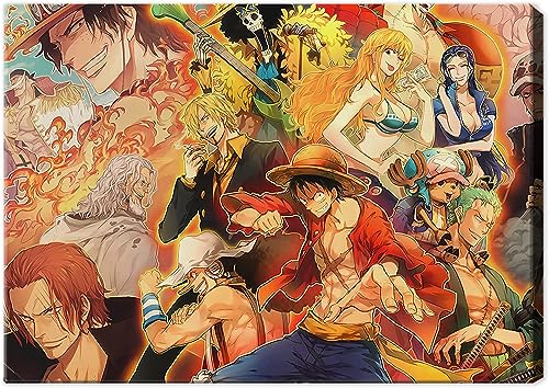 Puzzle - One Piece - 500 Piece Puzzle for Adults and Children - One Piece Anime Poster - 500 Piece Puzzle for Adults and Children from 14 Years 52x38cm von LORDOS