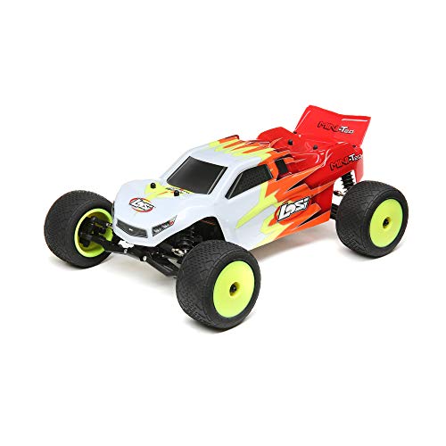 LOSI 1/18 Mini-T 2.0 2S 2WD RTR Brushed Stadium Truck (Battery & Charger Included), Red von LOSI