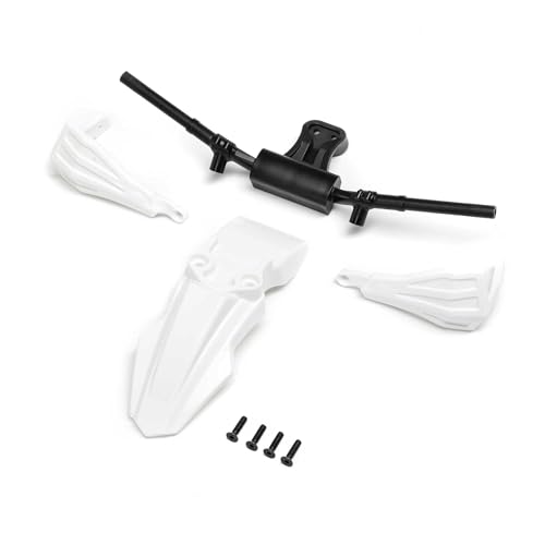 LOSI Fender, Handguards & Handle Bars, White: PM-SM von LOSI