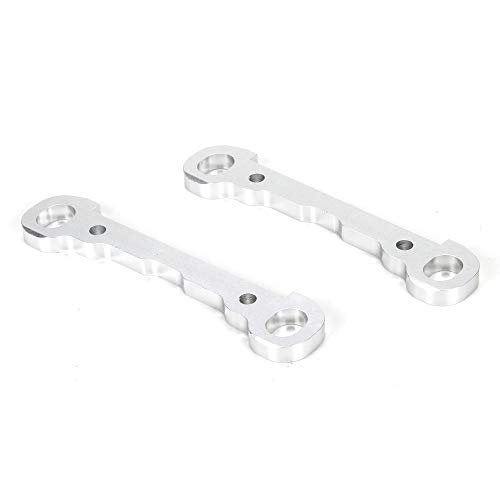 LOSI Front Hinge Pin Braces, Aluminum, Silver (2) von LOSI