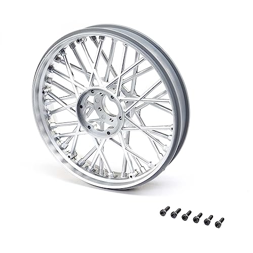 LOSI Front Wheel Set, Satin Chrome: Promoto-MX von LOSI