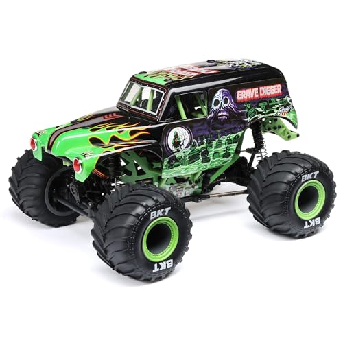 LOSI Rc Crawler 1/18 Mini LMT 4-Radantrieb Grave Digger Monster Truck Brushed RTR LOS01026T1 von LOSI