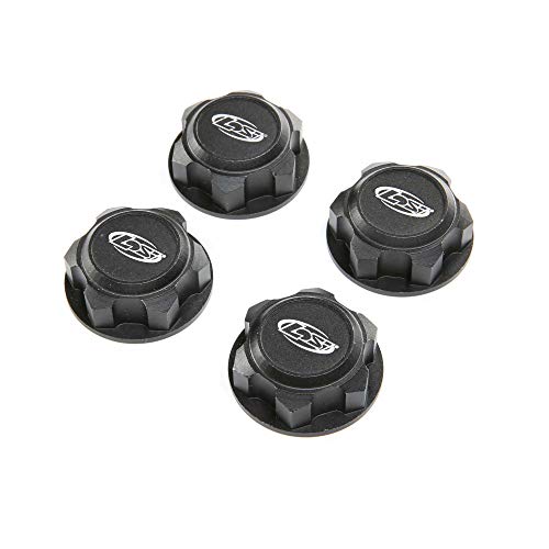 LOSI Wheel Nuts, Captured Black (4): DBXL-E 2.0 von LOSI