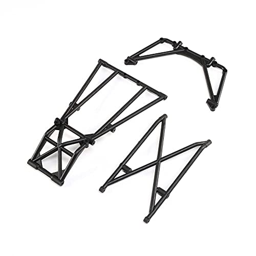 Rear Cage and Hoop Bars, Black: LMT von LOSI