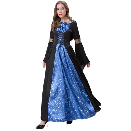 Neu 2025 Mittelalter Kleider Damen, Renaissance Maxikleid mit Korsett, Vintage Mittelalterkleid TrompetenärmelHalloween Vampir Hexen Teufel Kostüm Elegant Viktorianischen Faschingskostüme Festival Neu 2025 Mittelalter Kleider Damen, Renaissance Maxikleid mit Korsett, Vintage Mittelalterkleid TrompetenärmelHalloween Vampir Hexen Teufel Kostüm Elegant Viktorianischen Faschingskostüme Festival von LOSSLO