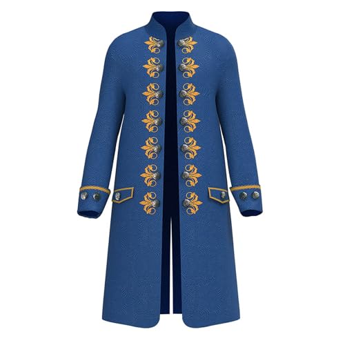Steampunk Herren Mantel Große Größen - Gothic Jacke Herren Midi Trendy Renaissance Frack Jacquard Viktorianische Hof Gehrock Elegant Frack Theater Königlicher Kleidung Cosplay Halloween Kostüm Steampunk Herren Mantel Große Größen - Gothic Jacke Herren Midi Trendy Renaissance Frack Jacquard Viktorianische Hof Gehrock Elegant Frack Theater Königlicher Kleidung Cosplay Halloween Kostüm von LOSSLO