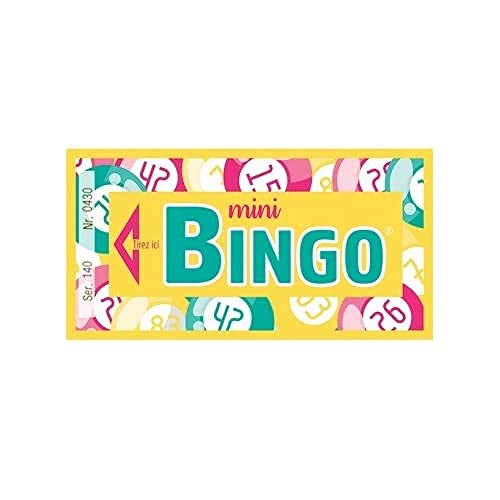 LOTOQUINE Ticket Mini-Bingo, Gelb, 500 Stück von LOTOQUINE