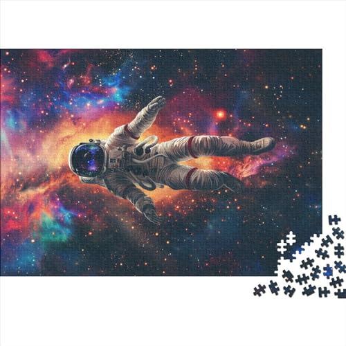 1000 Stück Puzzles Für Erwachsene Teenager Astronautenraum Stress Abbauen Familien-Puzzlespiel Mit Poster in Voller Größe 1000-teiliges Puzzle Lernspiel Geschenk 1000pcs (75x50cm) von LOUSON