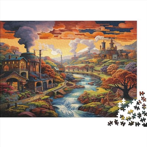 Hölzern Puzzle Paradies (12) 300 Piece Puzzle for Adults and Children Aged 14 and Over, Puzzle with 300pcs (40x28cm) von LOUSON