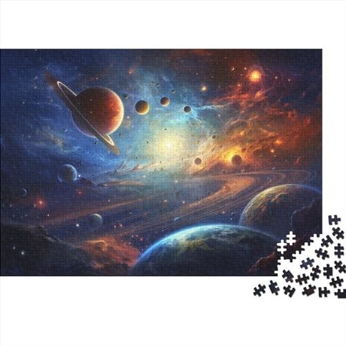 Puzzle 300 Teile für Erwachsene Puzzles für Erwachsene 1000 Teile Puzzle Lernspiele - Planeten von LOUSON