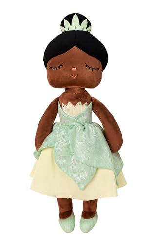 LOVELOCKBEAR Stofftier Stoffpuppe Mädchen, 36CM Kuschelpuppe Weiche Stoffpuppe Puppen Weich, Plüschtier Geschenk für Jungen Mädchen Kinder (Grün) von LOVELOCKBEAR