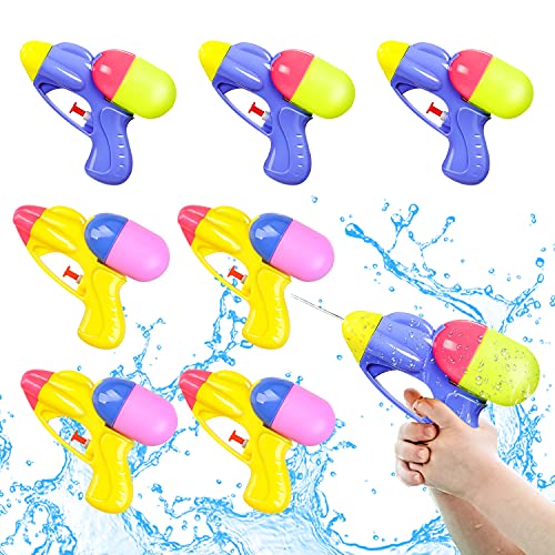 Super Squirt Wasserpistolen 8 Pcs,Wasser Blaster,Spritzpistolen für Kinder Erwachsene,Wasserpistole Spielzeug,Wasserblaster,Pool Wasserspritzpistolen,Wasserschütze Wasserspielzeug Mädchen von LOVEXIU