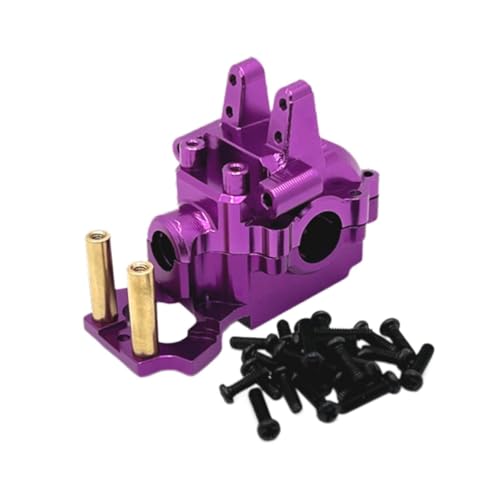 LOVIVER 1/14 RC Auto Vorne Getriebe Abdeckung Ersatz Änderung Aluminium Legierung für 14301 14210 Crawler Modell DIY ACCS, Violett von LOVIVER