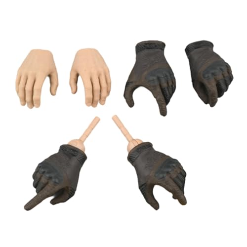 LOVIVER 1/6 Figur Handschuhe Hände Geste Action Figur Kostüm Ersatz Hand Typ Puppenzubehör für 12 Zoll Sammler Action Figuren von LOVIVER