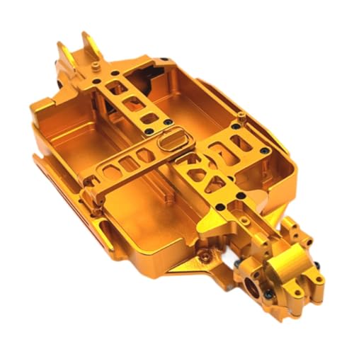 LOVIVER 1:16RC-Getriebe, DIY-modifiziert, mit Chassis-Getriebegehäuse-Ersatz für H16V3 M162 16207 RC-Fahrzeug, Gold von LOVIVER