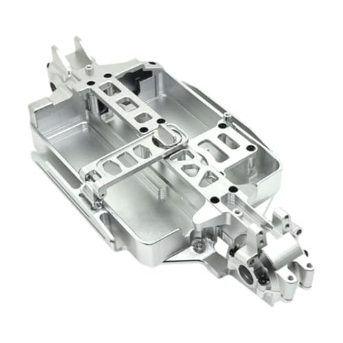 LOVIVER 1:16RC-Getriebe, DIY-modifiziert, mit Chassis-Getriebegehäuse-Ersatz für H16V3 M162 16207 RC-Fahrzeug, Silber von LOVIVER