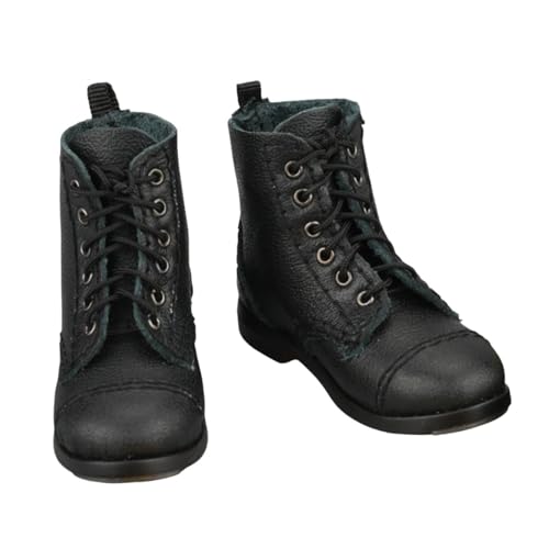 LOVIVER 1:6 Skala Schuhe PU Mode Stiefel Handarbeit für 12 "Männlichen Action Figuren Dress up Puppe Modell ACCS von LOVIVER