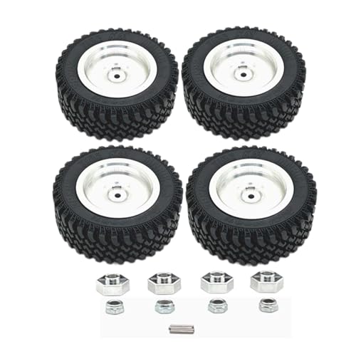 LOVIVER 4X RC Räder und Reifen RC Crawler Auto Reifen Ersatzteile Ersatz RC Upgrade Teil für 1/12 MN168 RC Auto Modell LKW DIY von LOVIVER