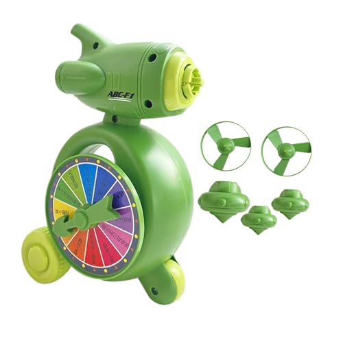 LOVIVER 5-in-1-Gyro-Spielzeug, Kinderspielzeug, Preise, Geschenk, tragbares, mehrzweckiges Lernspielzeug, Pfeifenspielzeug, Gyro-Spielzeug für Mädchen, dunkelgrün von LOVIVER