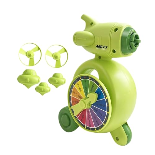 LOVIVER 5-in-1-Gyro-Spielzeug, Kinderspielzeug, Preise, Geschenk, tragbares, mehrzweckiges Lernspielzeug, Pfeifenspielzeug, Gyro-Spielzeug für Mädchen, hellgrün von LOVIVER