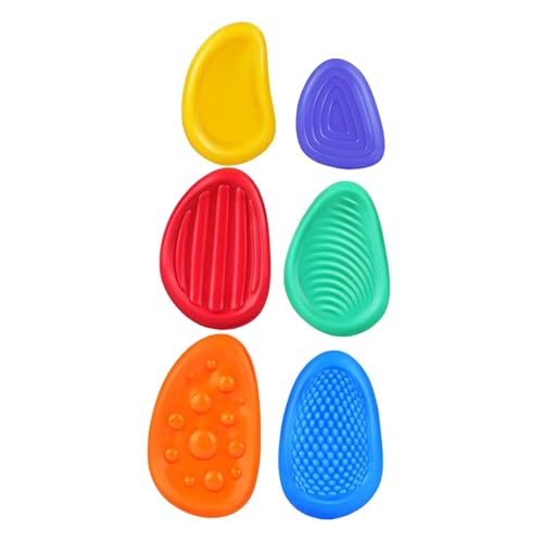 LOVIVER 6-teiliges Sensory Stone-Spielzeug für Erwachsene, strukturiertes Zappelspielzeug, Vorschul-Lernspielzeug, Kinderspielzeug, Spielzeugset, von LOVIVER