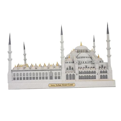 LOVIVER Architektur-Modellbausätze für die türkische Moschee, 3D-Puzzles, Geschenk, DIY-Spielzeug, DIY-Gebäudemodell, Konstruktionsmodell für die von LOVIVER