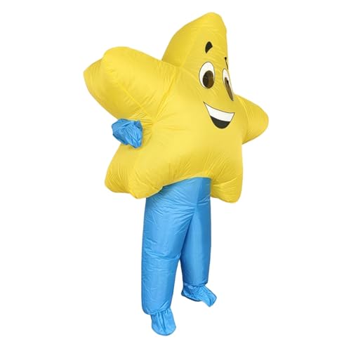 LOVIVER Aufblasbares Halloween-Sternkostüm, Cartoon-Verkleidung für Bühnenauftritte, Blau LOVIVER Aufblasbares Halloween-Sternkostüm, Cartoon-Verkleidung für Bühnenauftritte, Blau von LOVIVER