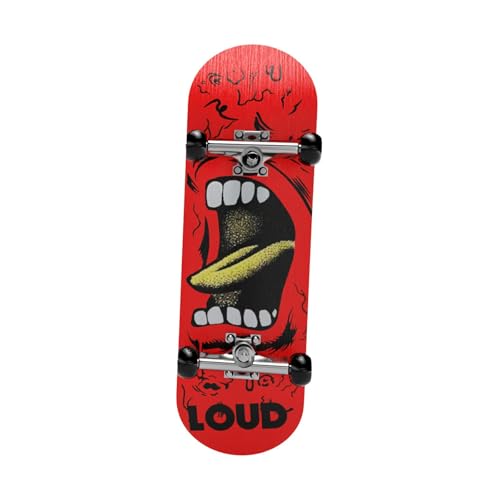 LOVIVER Fingerboard Fingerspitzen Bewegung Party Favor Goodie Bags Stuffers Mini Finger Skateboard Spielzeug Finger Board für Erwachsene Teens, Rot von LOVIVER