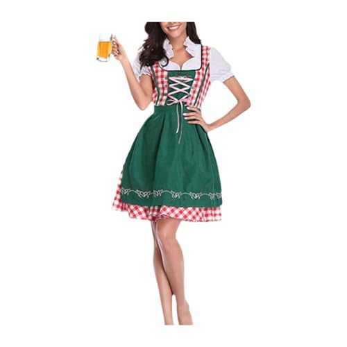 LOVIVER Halloween-Kleid, Clubwear, Stickerei, elegant, traditionell für Club, Urlaub, Dating, GrÜn, L von LOVIVER