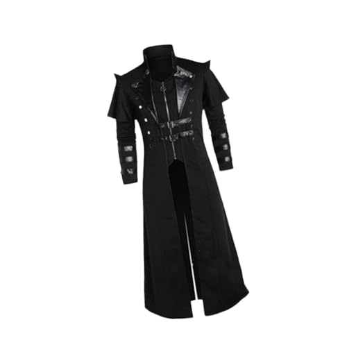 LOVIVER Herren Steampunk Tailcoat Kostümanzug mittelalterlicher Gothic Hecklack für Partybevorzugungen, 2xl von LOVIVER