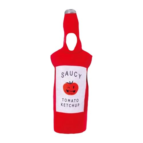 LOVIVER Ketchup-Kostüm, tragbares Halloween-Kostüm für Rollenspiele, Partyzubehör von LOVIVER