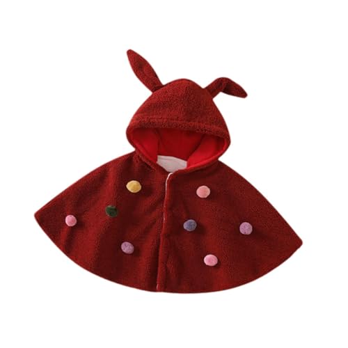 LOVIVER Kinder Kapuzenumhang Poncho Halloween Dekorativer Babyumhang Schal für Winterreisen, 80cm von LOVIVER