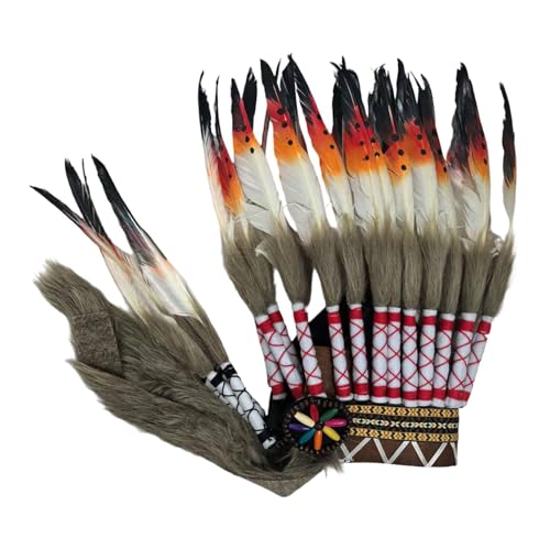 LOVIVER Künstlicher Federkopfschmuck, vielseitige Requisiten, Kopfschmuck für Bühnenshow, Halloween LOVIVER Künstlicher Federkopfschmuck, vielseitige Requisiten, Kopfschmuck für Bühnenshow, Halloween von LOVIVER