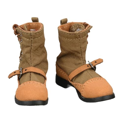 LOVIVER Lange Stiefel für Figuren im Maßstab 1/6, Miniatur-Schuhe, Kostüm-Dekor, Ankleide-Accessoire, modische Miniatur-Stiefel für 12 Zoll Puppen von LOVIVER