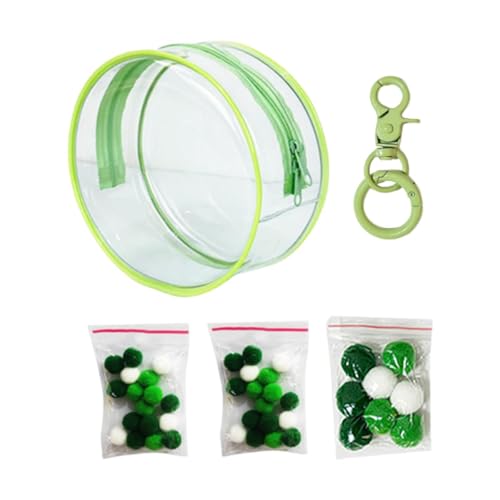 LOVIVER PVC-Puppenvitrine, Vitrine für Figuren, wasserdicht, tragbar, staubdicht, Spielzeug-Aufbewahrungskoffer, Puppen-Aufbewahrungstasche für Puppen, GrÜn von LOVIVER