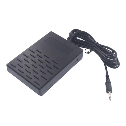 LOVIVER Piano Sustain Pedal 3,5 mm Stecker Musikinstrument Zubehör E-Piano Sustain Fußpedal für elektronische Keyboard-Trommel von LOVIVER