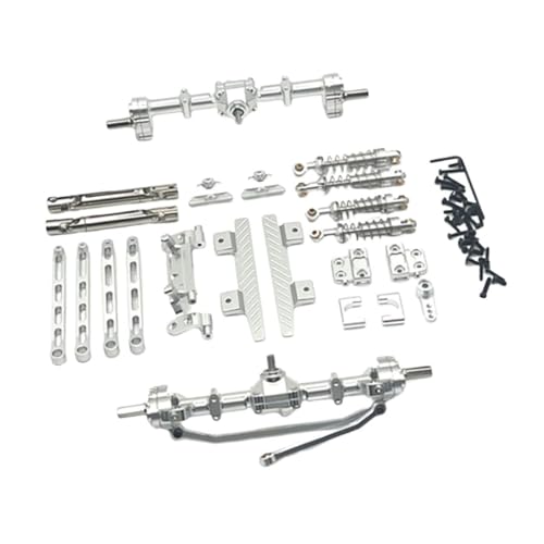 LOVIVER RC-Auto-Upgrade-Ersatzteilkits RC-Zubehör Ersatz einfach zu installierendes RC-Upgrade aus Metall für 1/12 MN82 LC79 RC-Auto RC-Fahrzeuge, Silber von LOVIVER