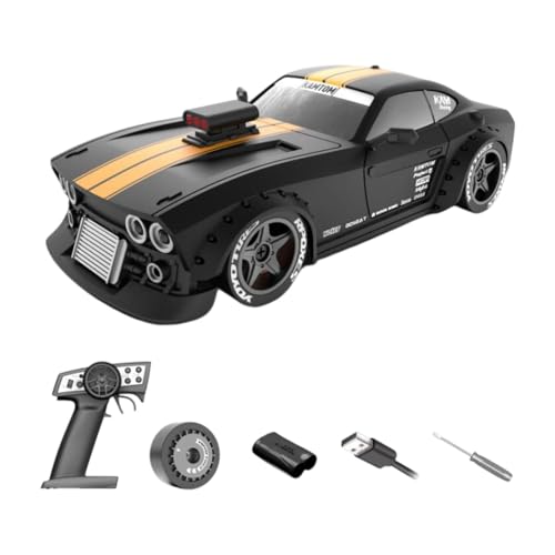 LOVIVER RC Cars Sport Spielzeugauto Drifting Wheels 4WD RC Modellauto Modellauto Hochgeschwindigkeits-Rennauto für Kinder Geschenk, Schwarz von LOVIVER