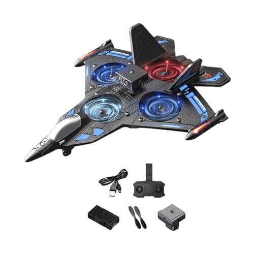 LOVIVER RC Quadcopter RC Flugzeug Drohne 4 Turbofan 2,4 GHz Hindernisvermeidungsfunktion Fernbedienung Flugzeug Quadcopter Hubschrauber, Blau von LOVIVER