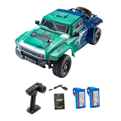 LOVIVER RC Truck 1/12 RC Auto Elektrofahrzeug Automodell in Originalgröße Hochgeschwindigkeits-RC-Crawler für Kinder Jungen Mädchen Geschenk, Grün 2b von LOVIVER