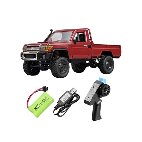 LOVIVER RC Truck im Maßstab 1/12, Hochgeschwindigkeits-Rennauto, elektrisches Partygeschenk, Kletterfahrzeug, 4WD-Straßen-RC-Truck für Jungen und Mädchen, A von LOVIVER