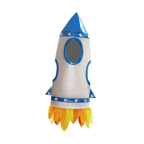 LOVIVER Raketenschiff-Kostüm für Kinder, lustiger Anzug, Cosplay-Outfit für Festival-Mottoparty, XL von LOVIVER