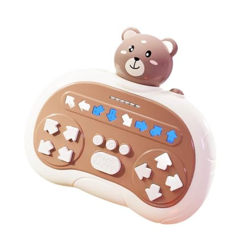 LOVIVER Rhythmisches Handheld-Konsolenspiel, Quick-Push-Spiel, elektronisches Handheld-Spiel für Teenager, Kinder, Jungen und Mädchen, Bär von LOVIVER