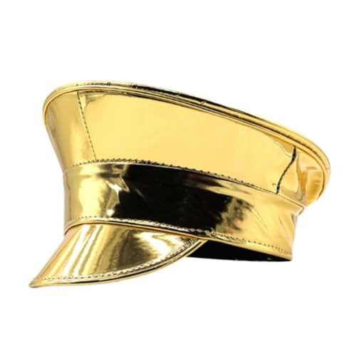 LOVIVER Sailor Hat Officer Hat Deluxe Kostümzubehör für Maskerade Ball Halloween, Gold von LOVIVER